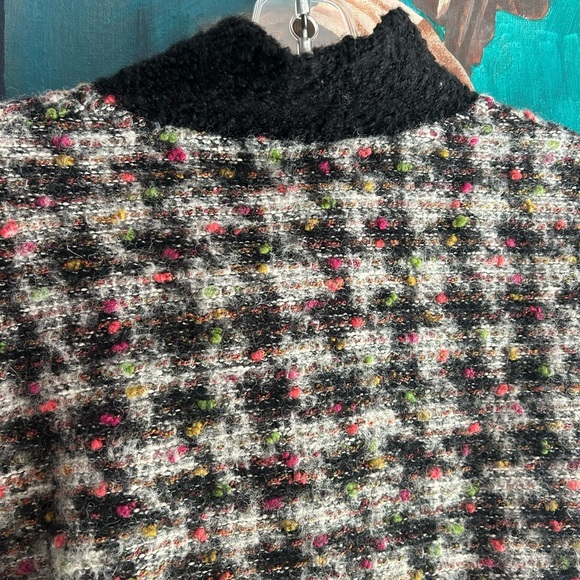 Tub Design Vintage Black and Pink Checkered Blazer M - Picture 10 of 16